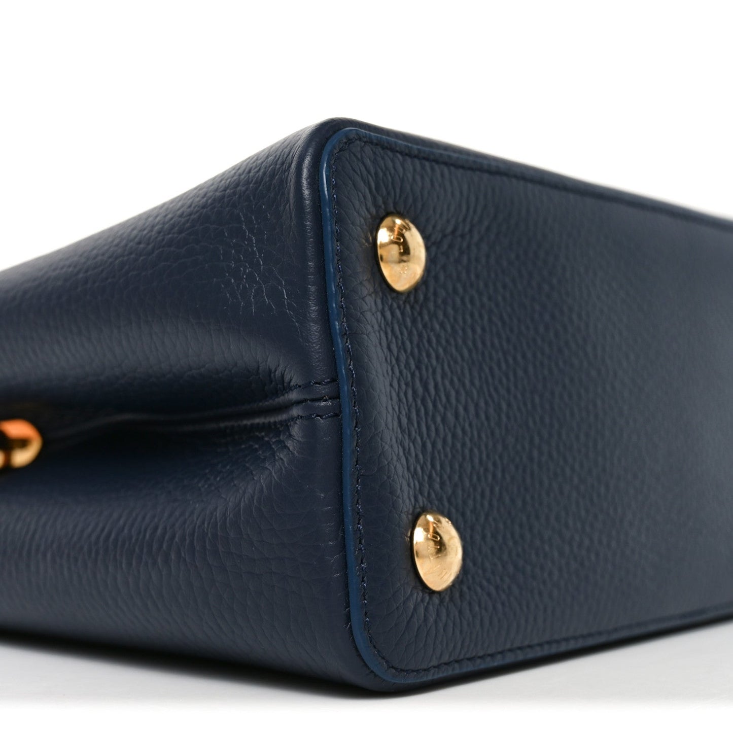 Taurillon Kintsugi Capucines MM Navy