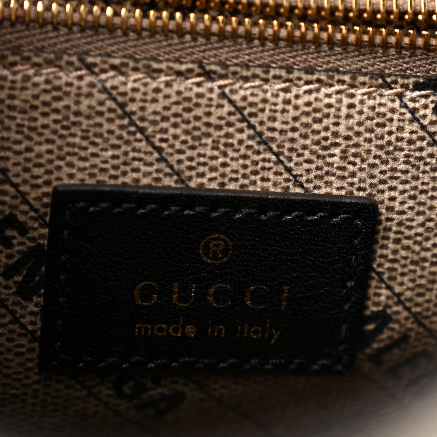 X GUCCI GG Supreme Monogram Small Hourglass Top Handle Bag Beige Ebony