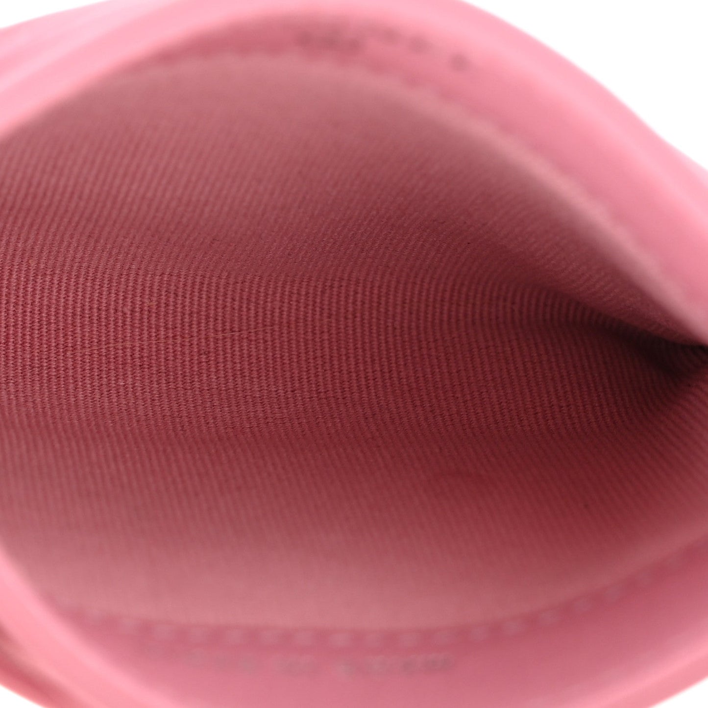 Lambskin Quilted Crystal Star Card Holder Pink