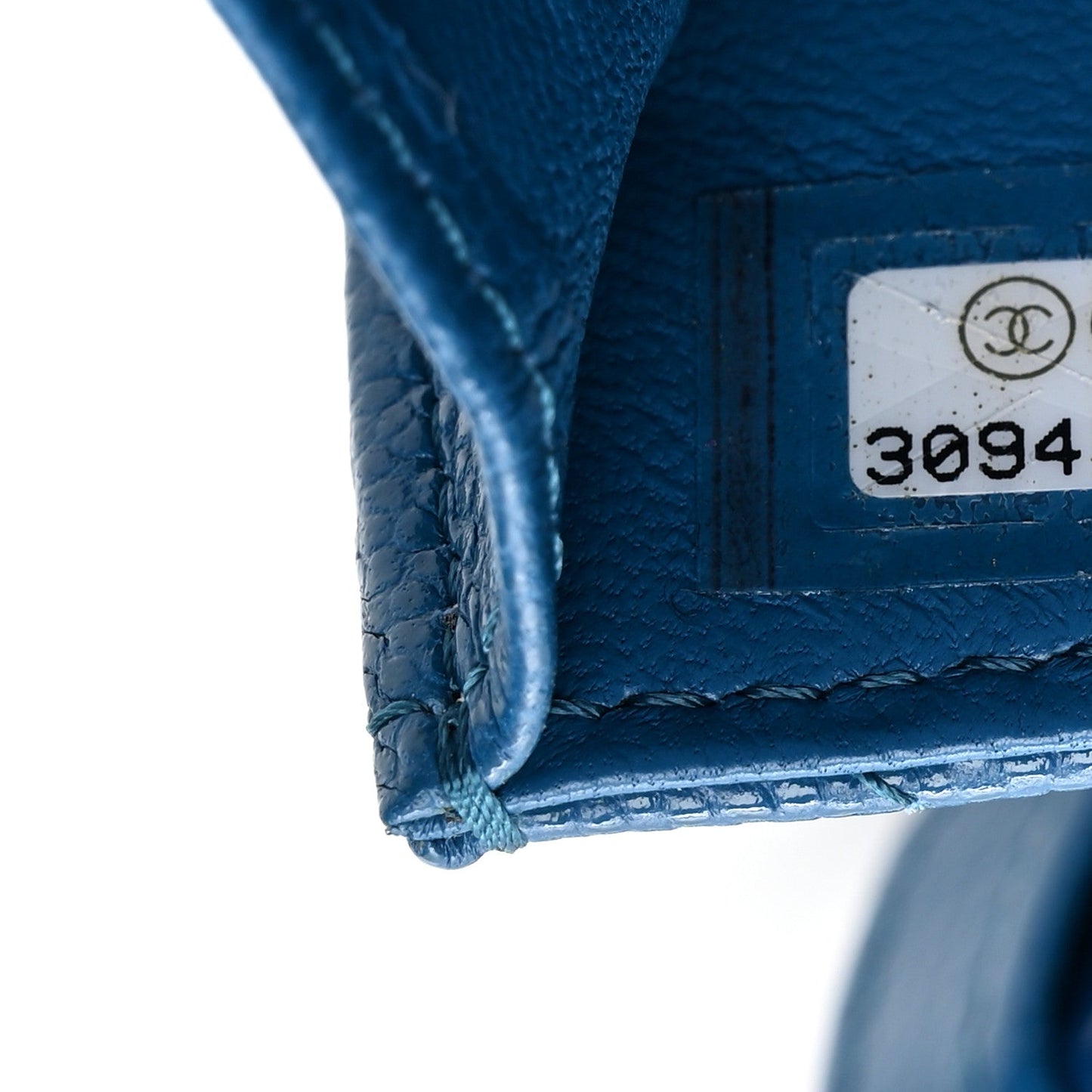Caviar Quilted Airpods Pro Holder Belt Blue