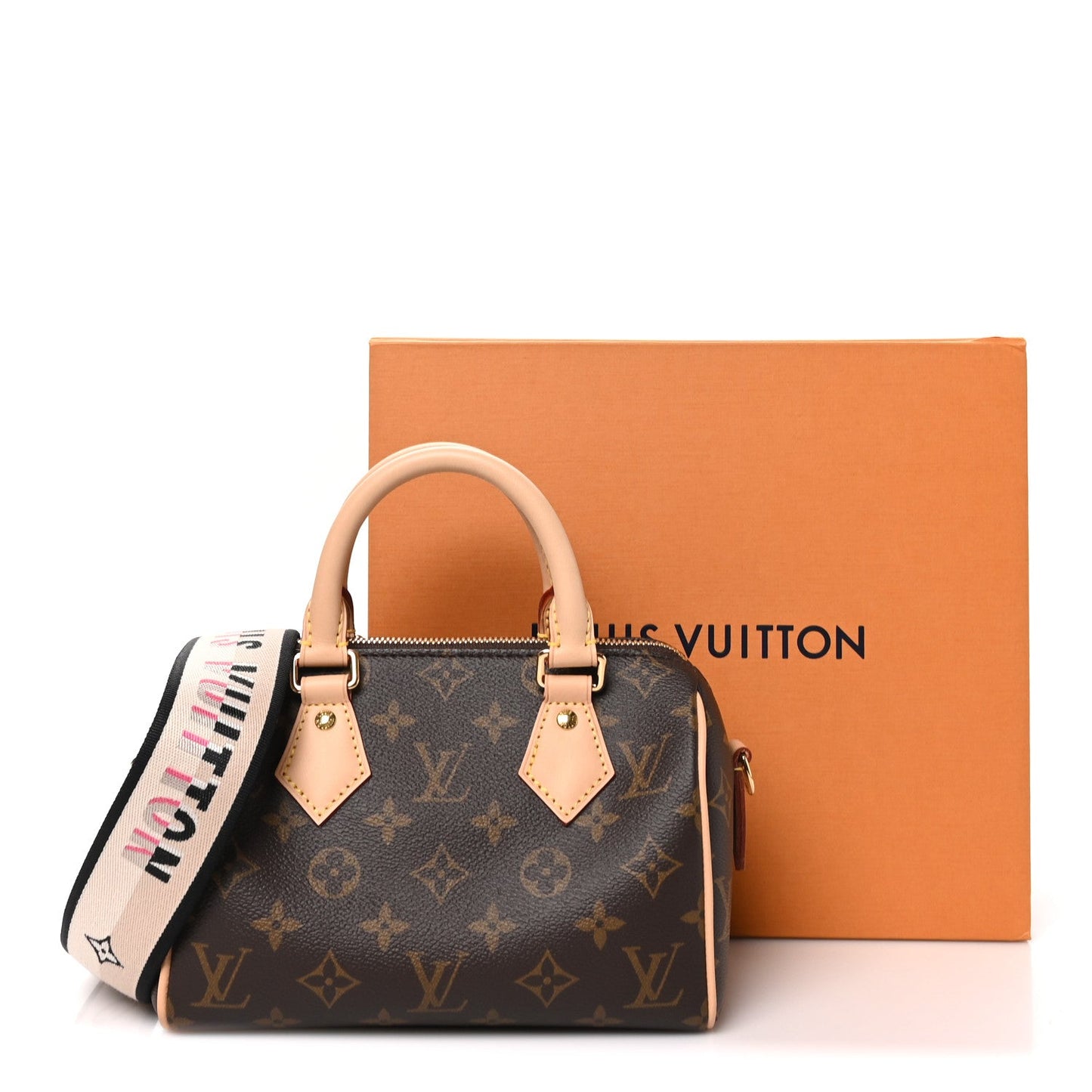 Monogram Speedy Bandouliere 20 Black