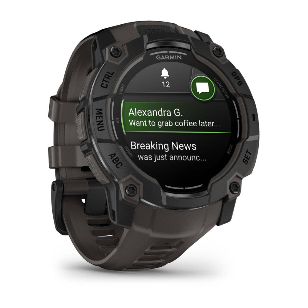 Garmin 010-03020-00 Instinct® 3 – 50 mm, AMOLED Quartz Men's Watch
