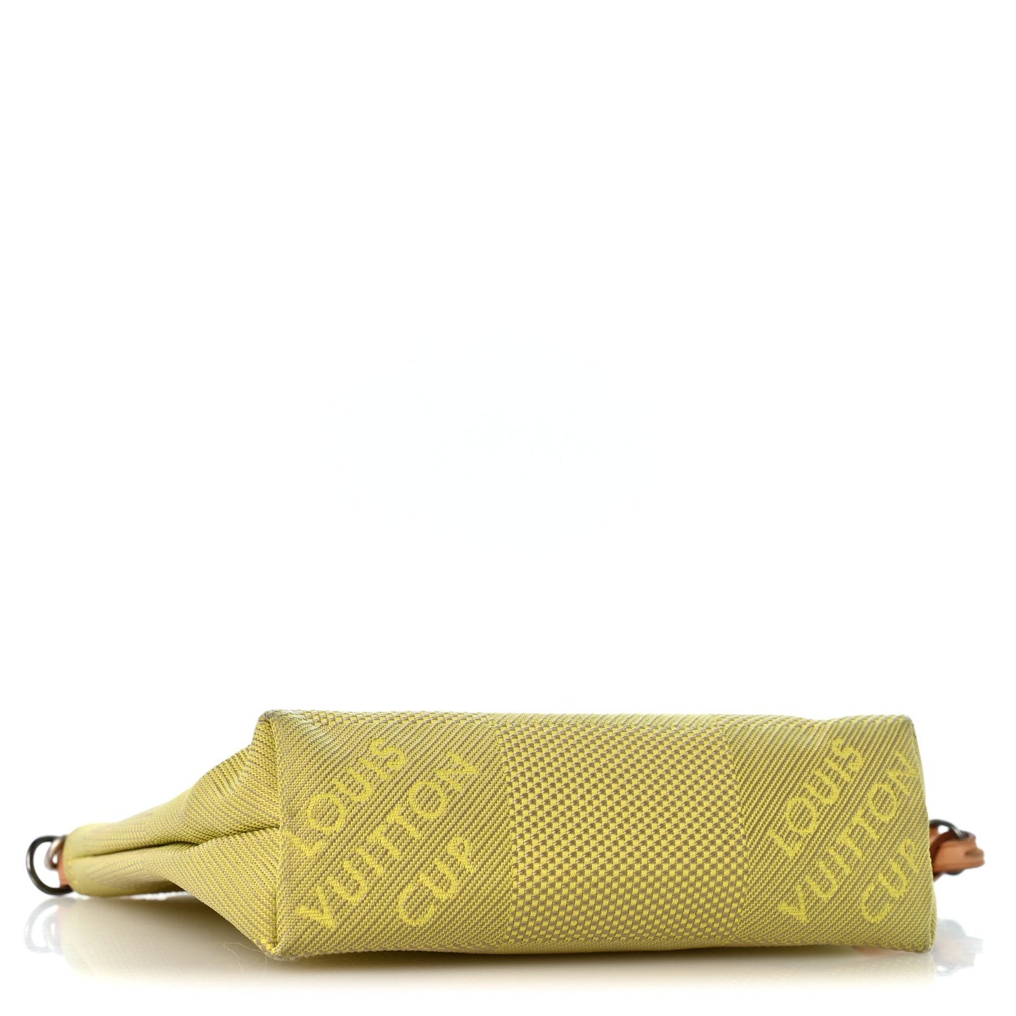 Damier Geant Americas Cup Pochette Accessories Volunteer Bag Yellow