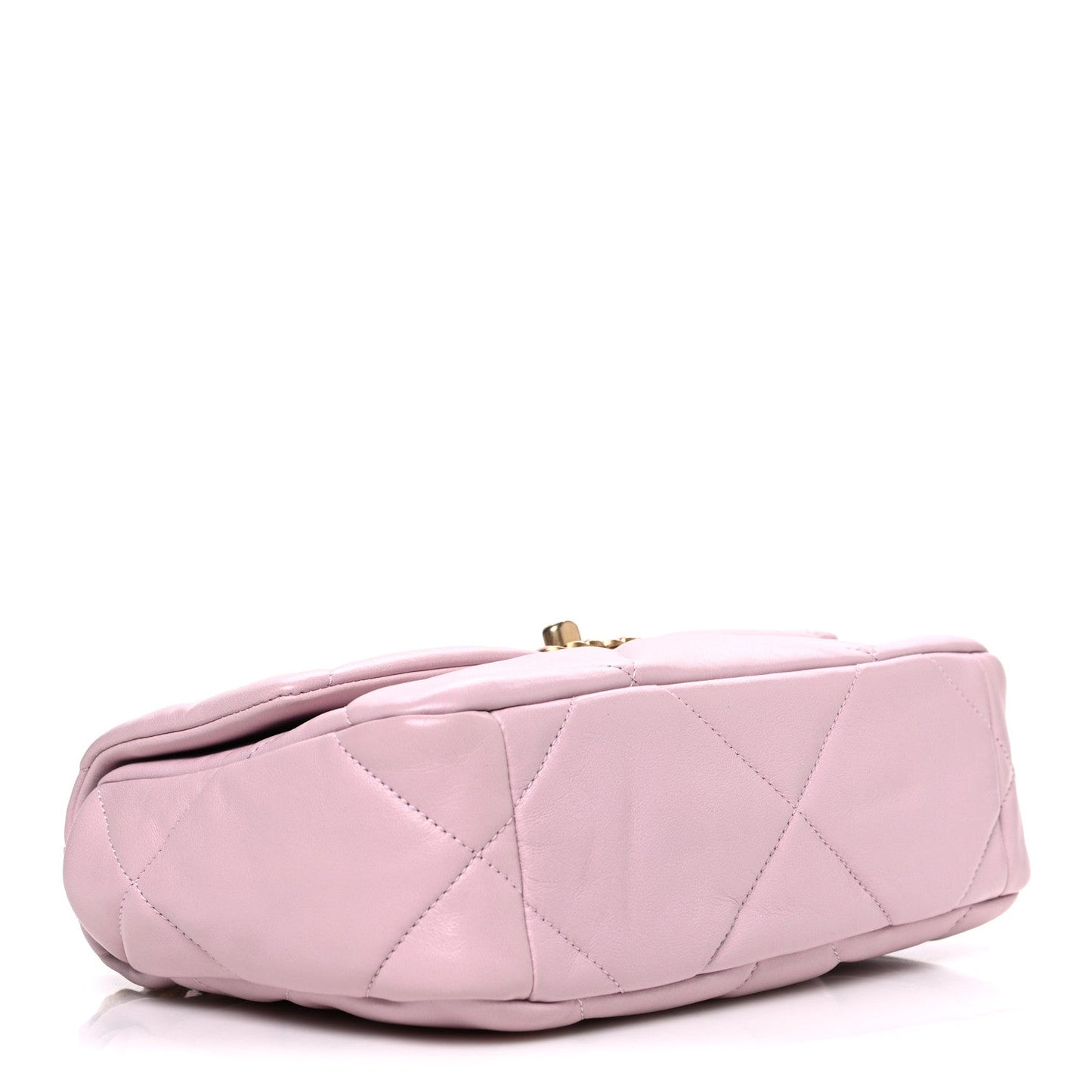 Lambskin Quilted Medium Chanel 19 Flap Light Pink