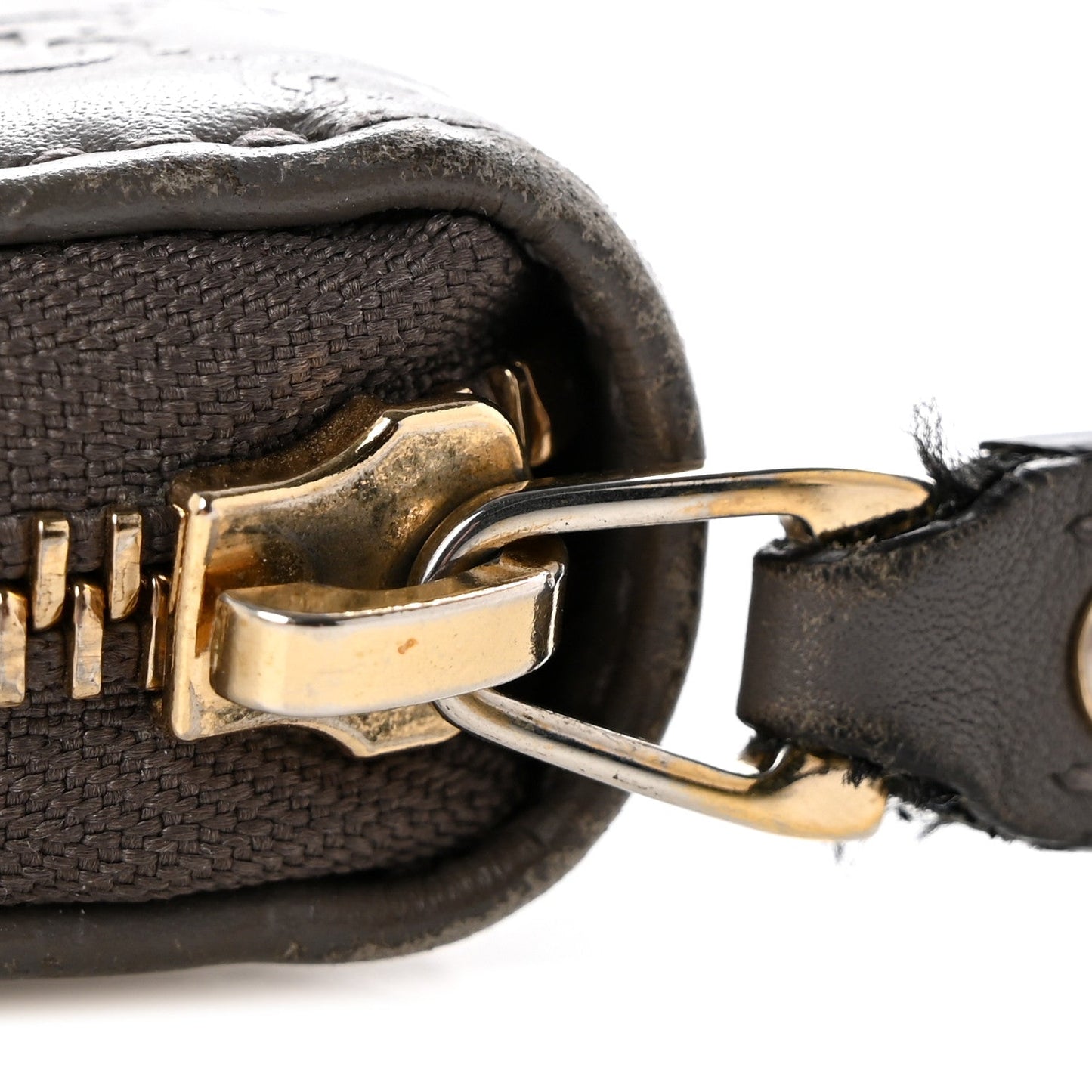 Microguccissima Zip Around Wallet Grey