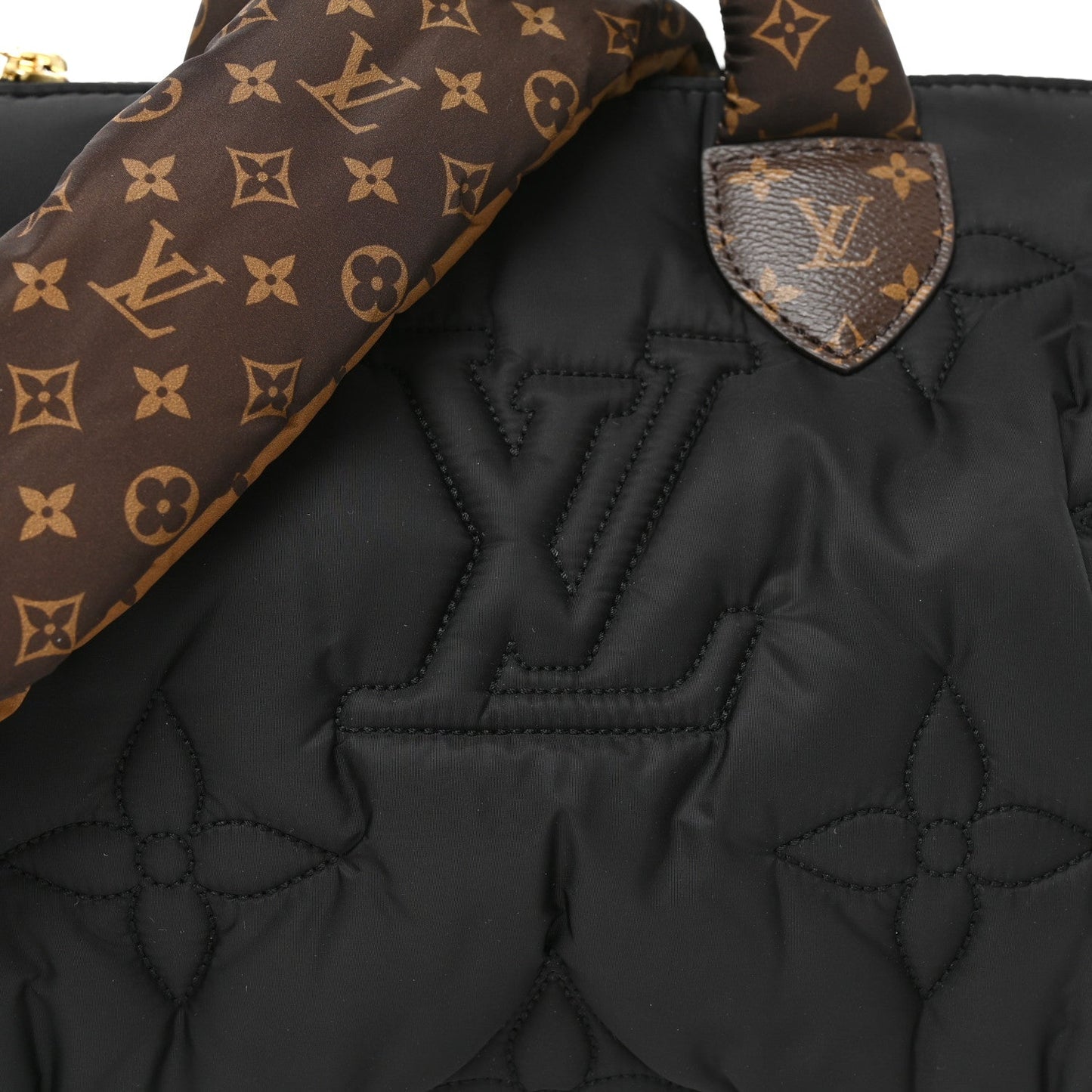 Econyl Mini Monogram Pillow Speedy Bandouliere 25 Black