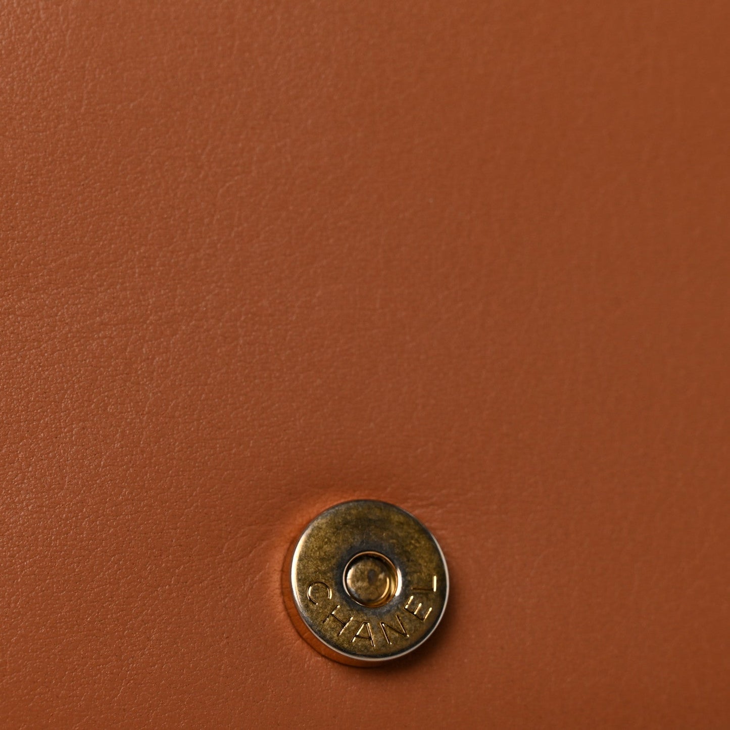 Lambskin Quilted Boy Wallet On Chain WOC Beige