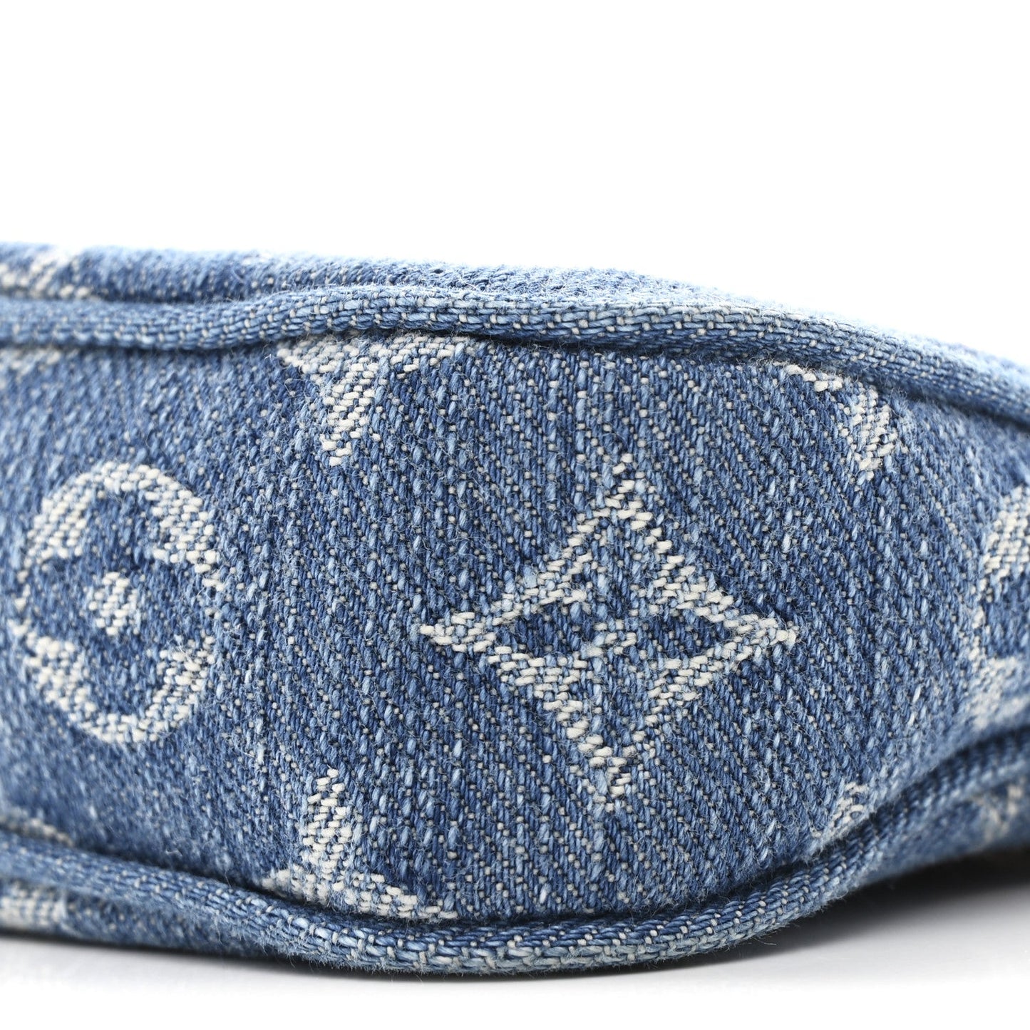 LV X TM Monogram Denim Cerises Pochette Accessories Blue