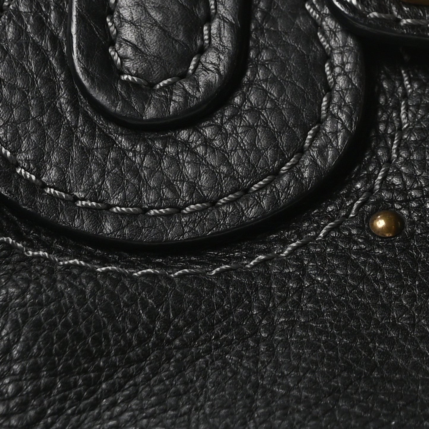 Calfskin Small Paddington Satchel Black