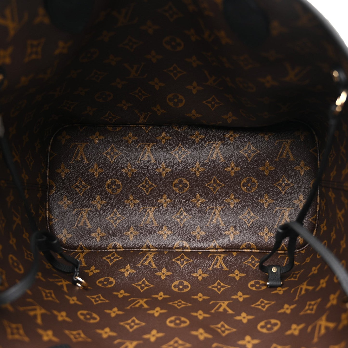 Monogram Calfskin Neo Neverfull Inside Out MM Black