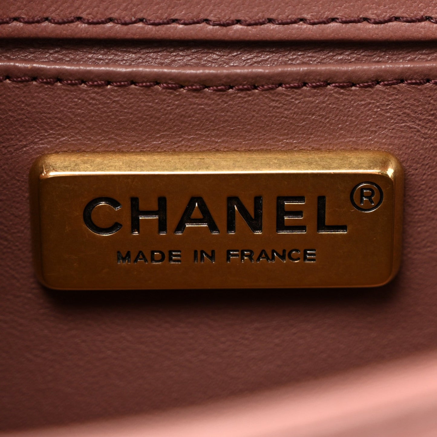 Snakeskin Calfskin Medium Chain Around Top Handle Boy Flap Mauve
