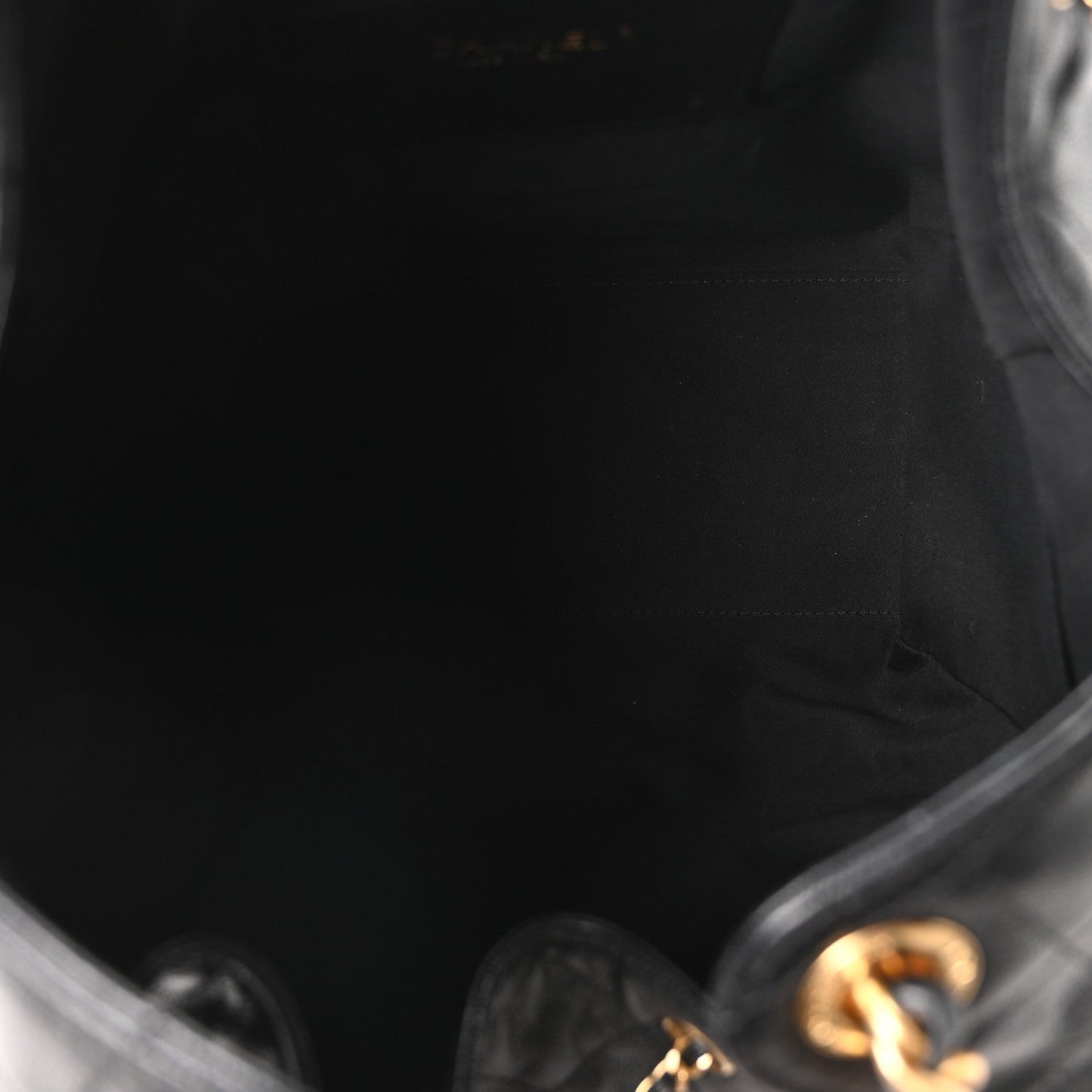 Caviar Quilted Medium Chanel 25 Handbag Black