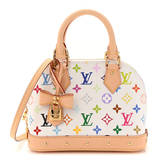 LV x TM Monogram Multicolor Alma BB White