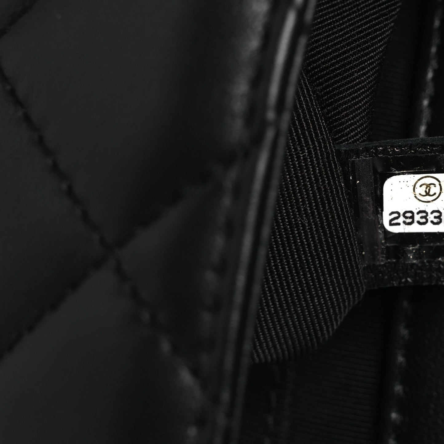 Lambskin Quilted Small My Precious Flap Black