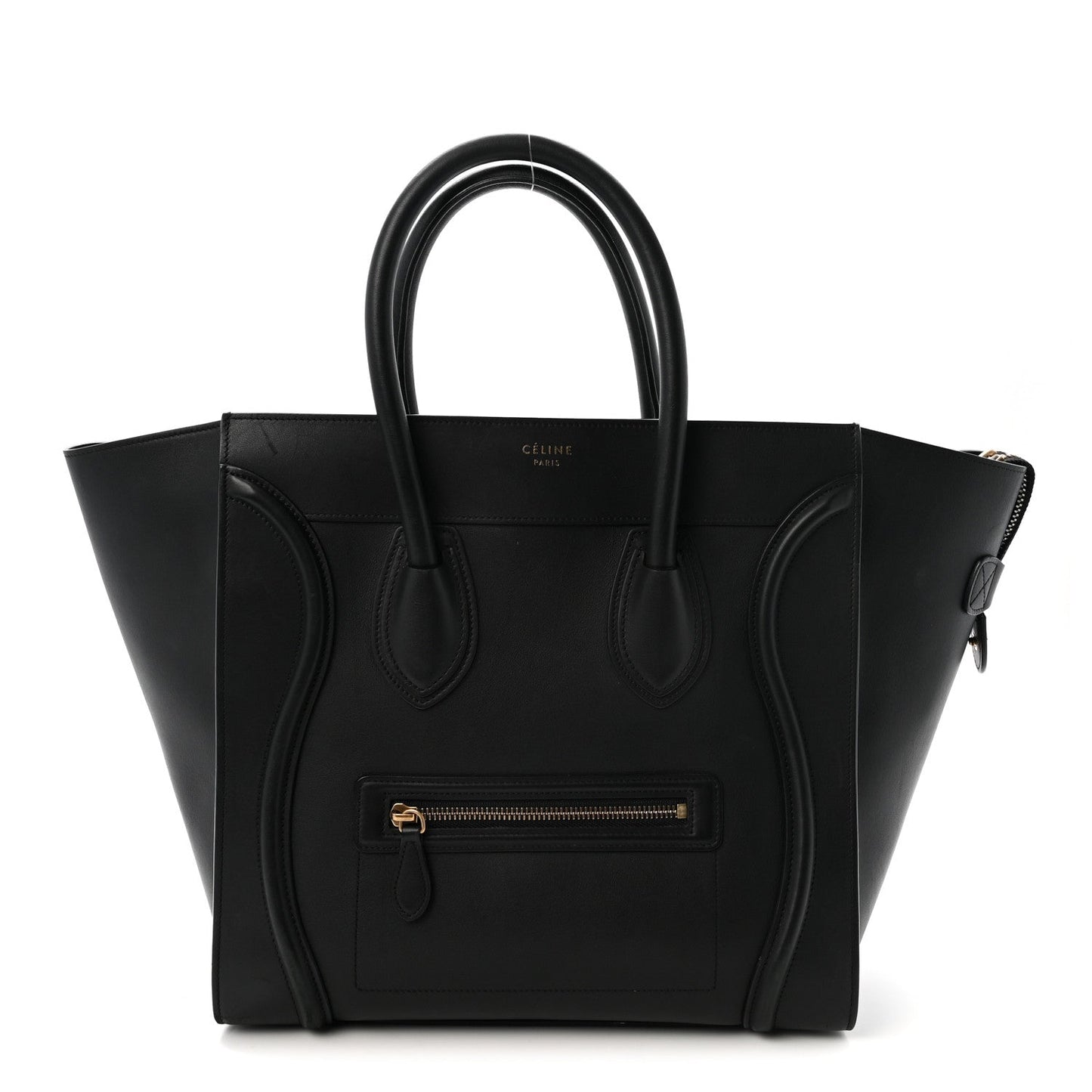 Smooth Calfskin Mini Luggage Black