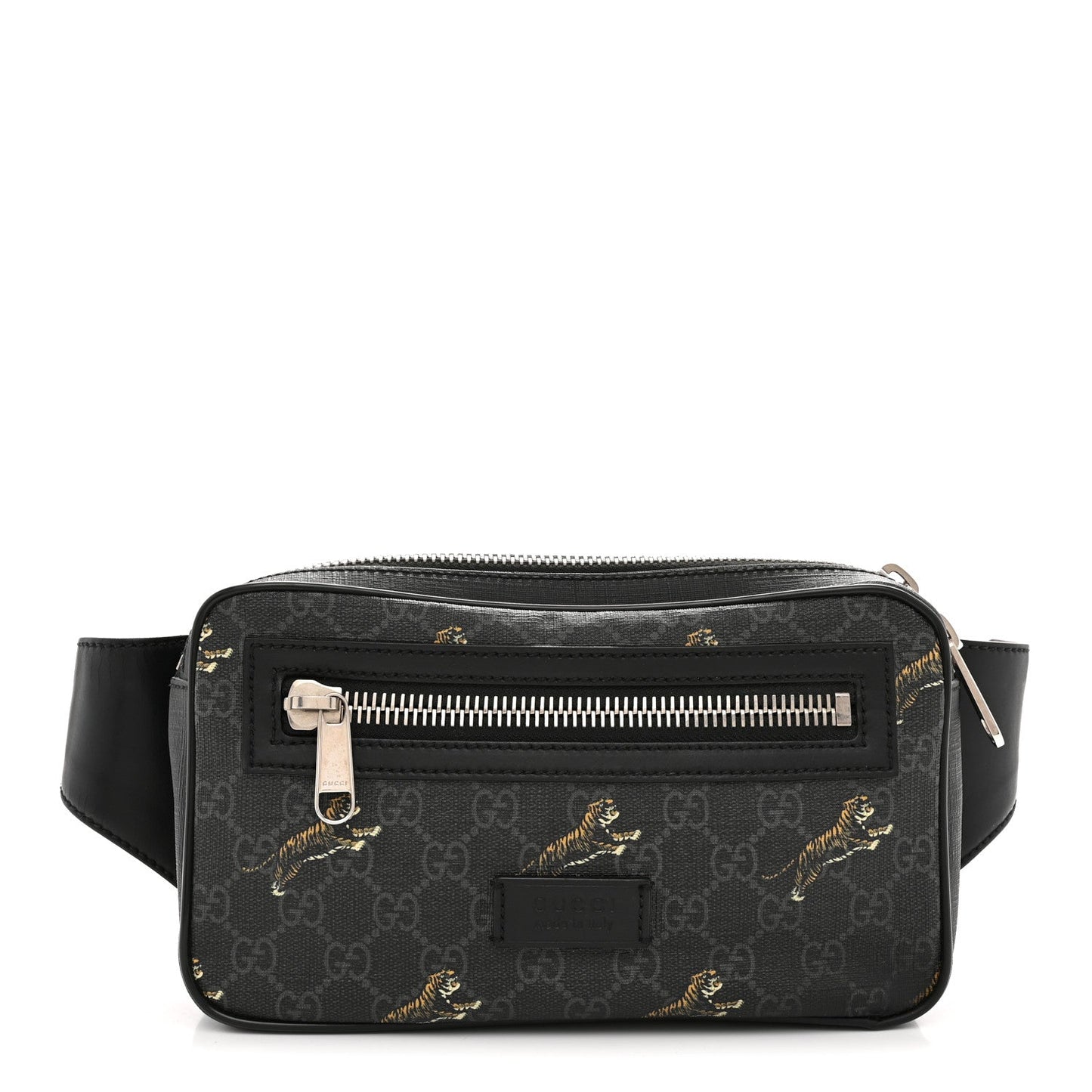 Soft GG Supreme Monogram Tigers Belt Bag Black Multicolor