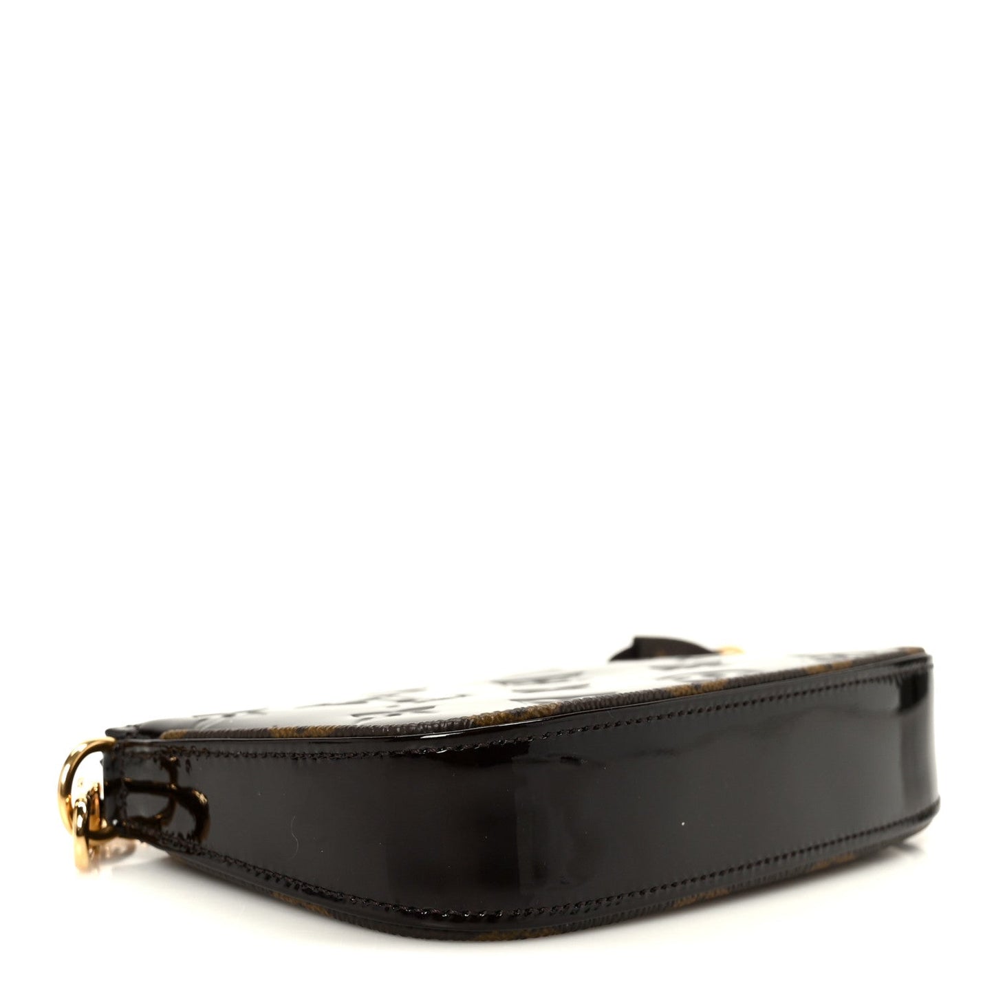 Vernis Monogram Mini Pochette Accessories Amarante