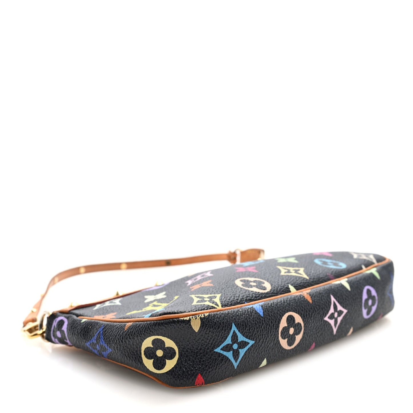 Monogram Multicolor Pochette Accessories Black