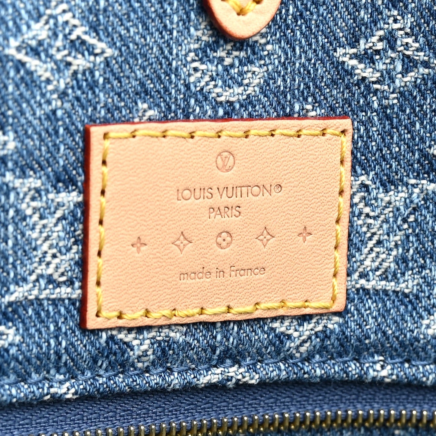 Monogram Denim Onthego MM Blue