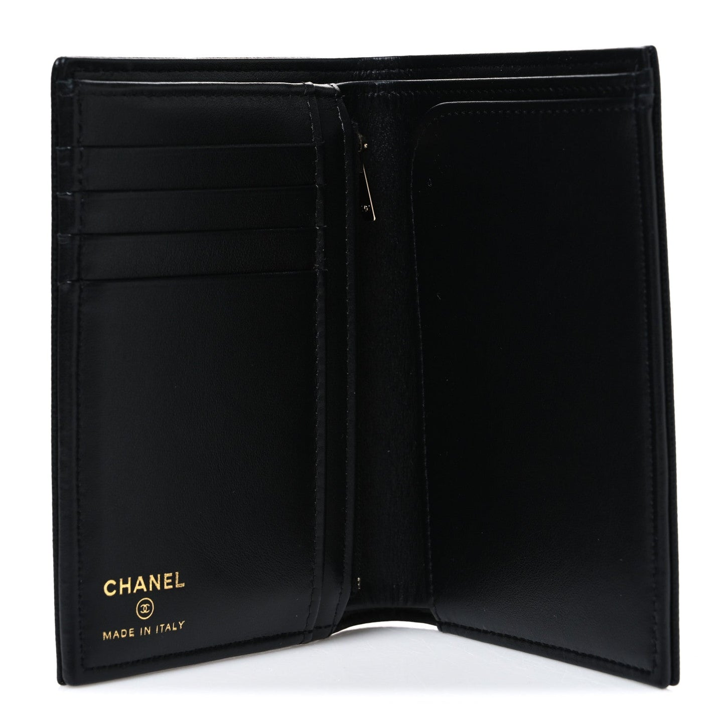 Caviar Timeless Passport Holder Black