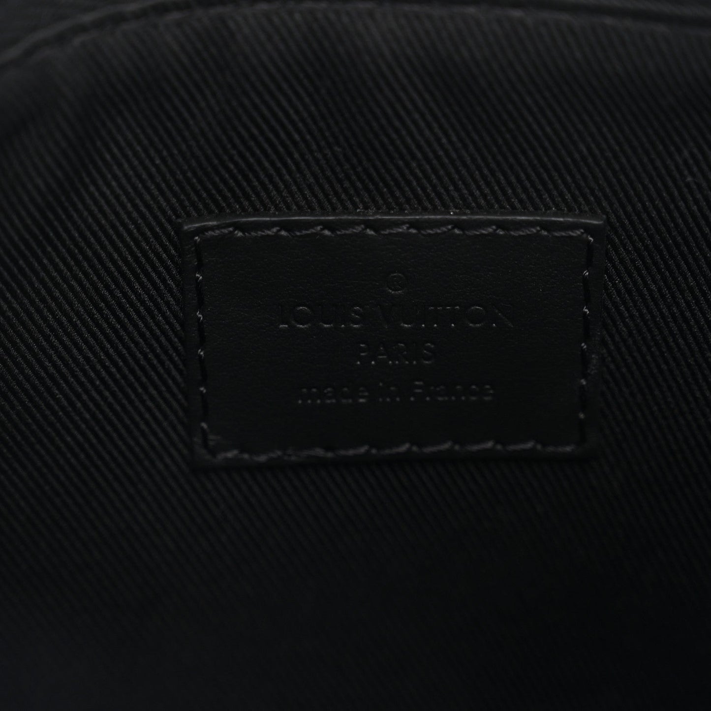 Grained Calfskin Aerogram Keepall XS Black