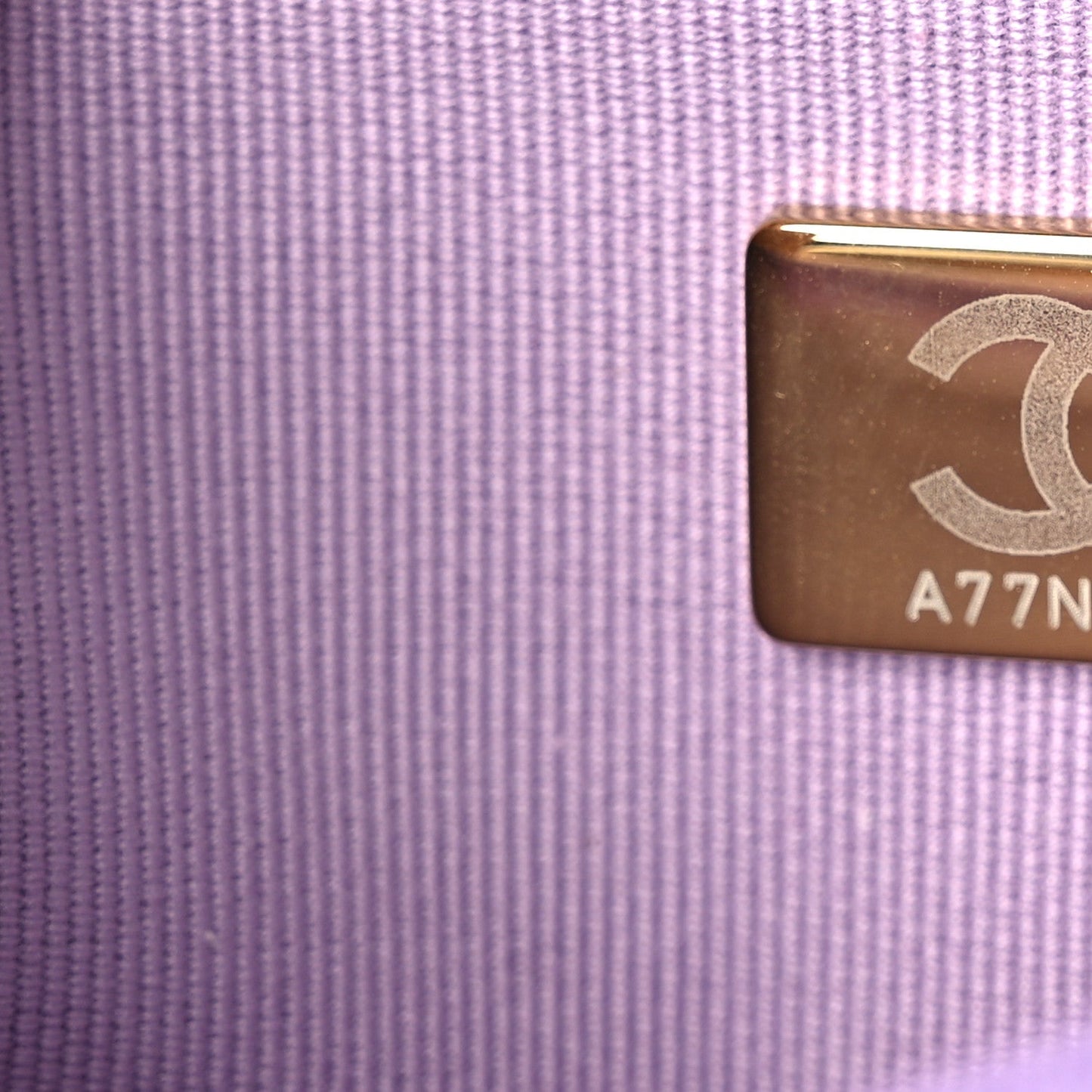 Lambskin Quilted Chanel 19 Wallet On Chain WOC Light Purple