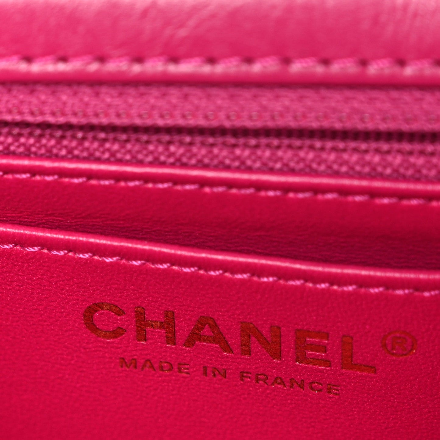 Aged Calfskin Quilted 2.55 Reissue Mini Flap Fuchsia