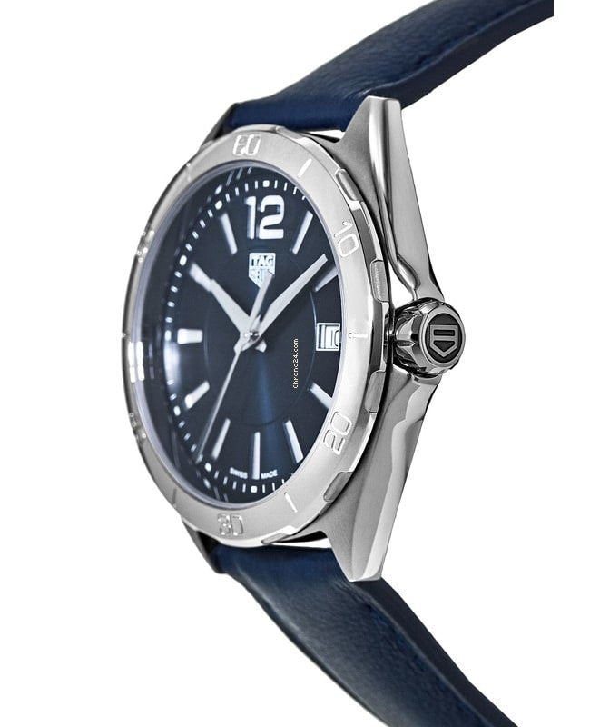 Tag Heuer Formula 1 Quartz Blue Dial Blue Leather Strap Watch for Women - WBJ1312.FC8231