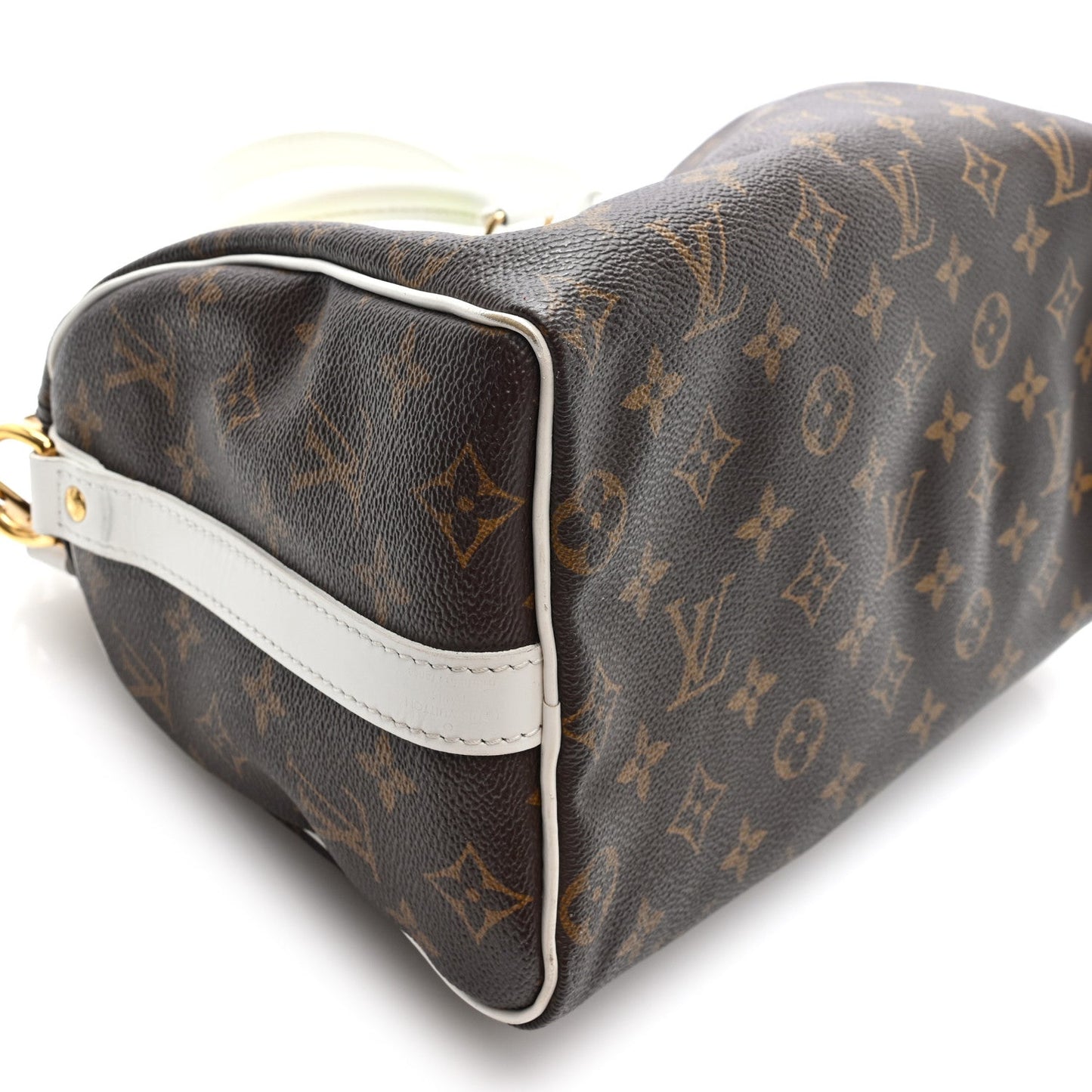 Monogram LV Match Speedy Bandouliere 25 White