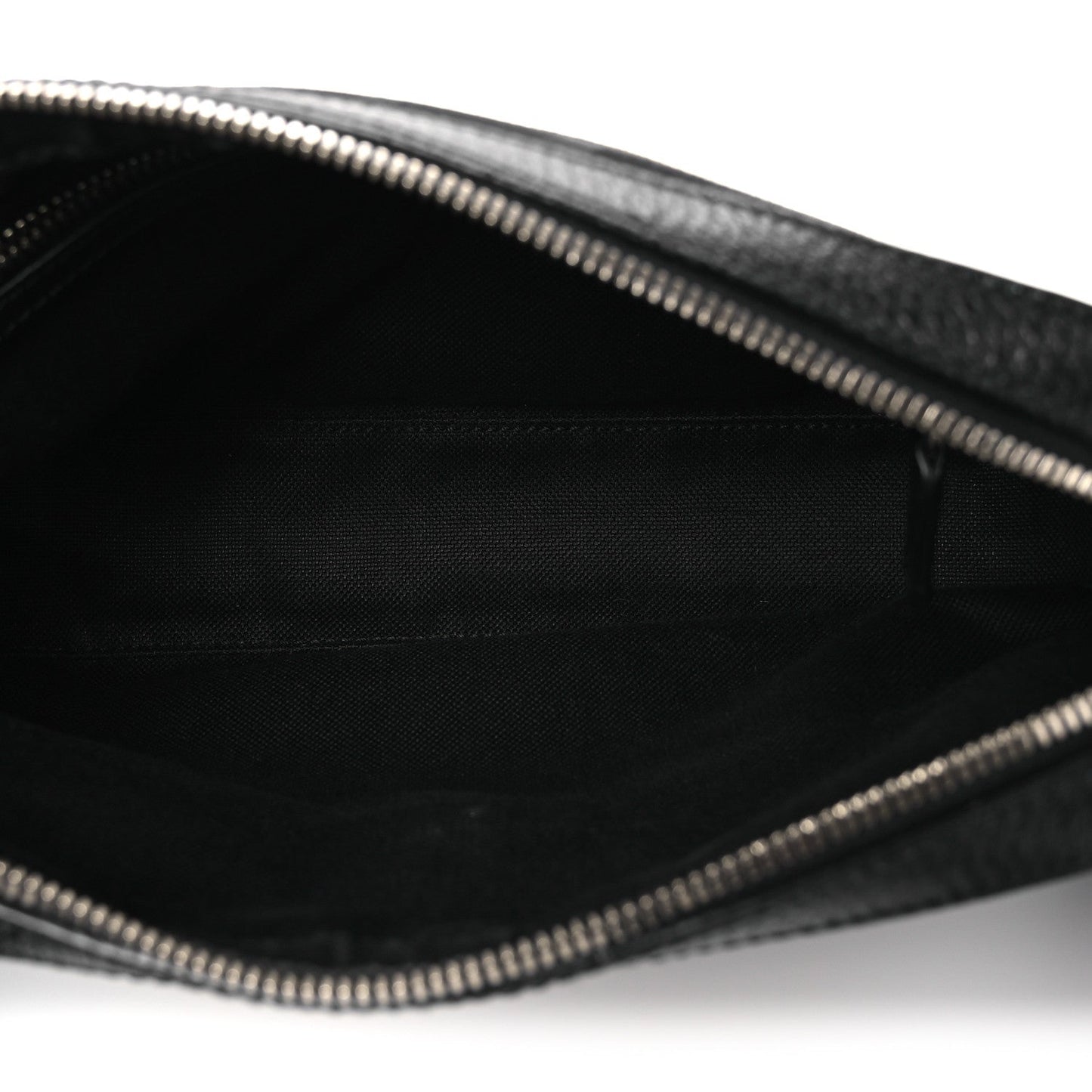 Monogram Jumbo GG Textured Dollar Calfskin Web Messenger Shoulder Bag Black