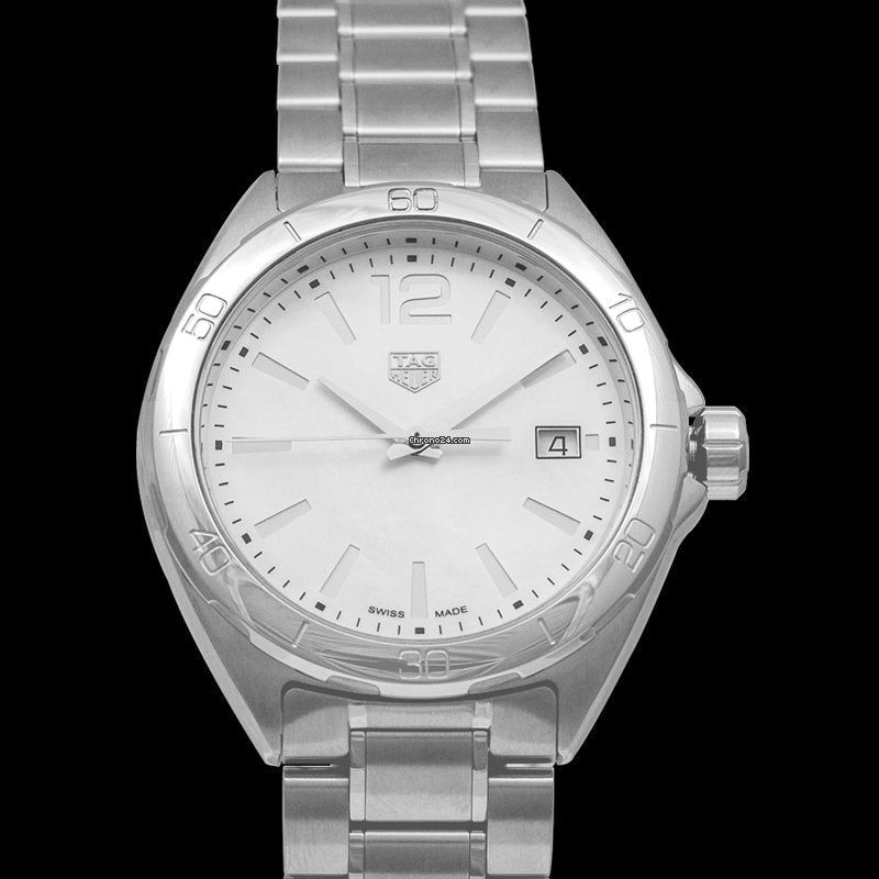 Tag Heuer Formula 1 Mother of Pearl White Dial Silver Steel Strap Watch for Women - WBJ1318.BA0666