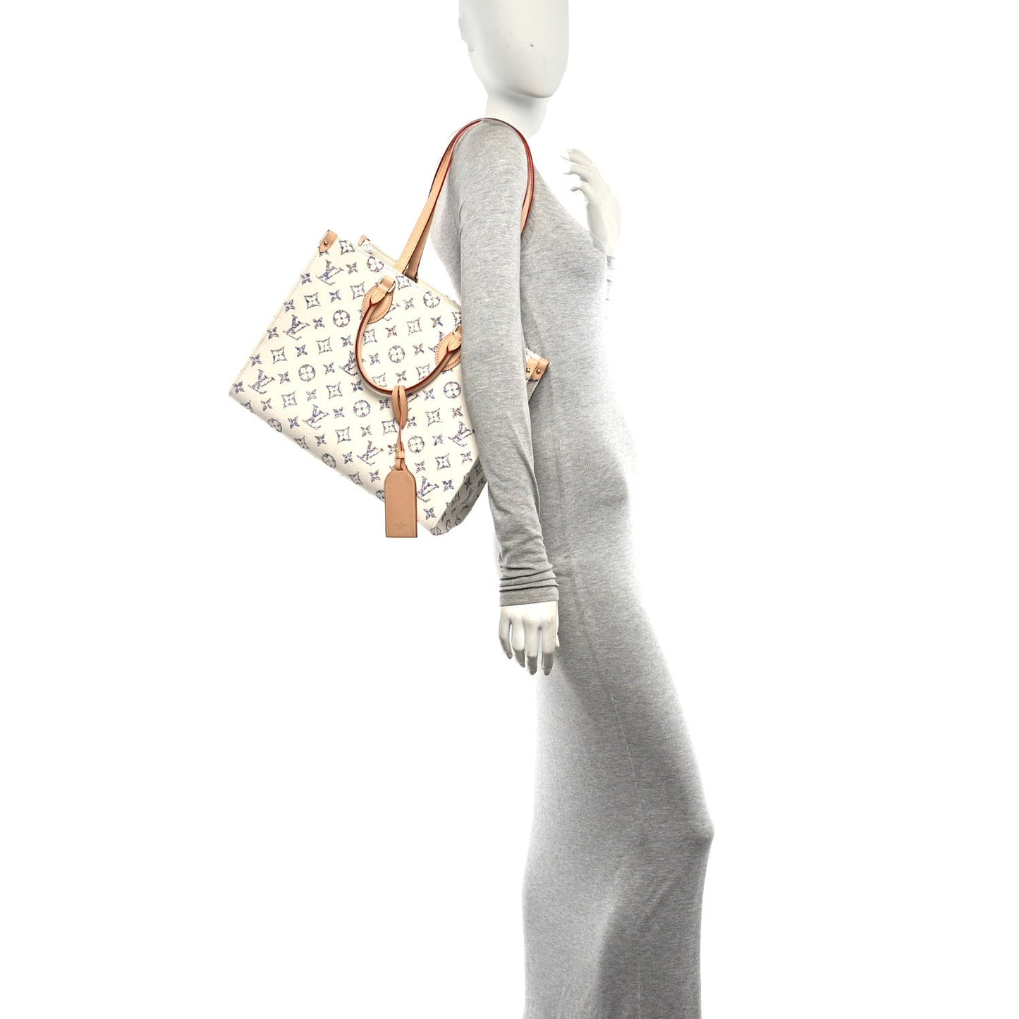 Monogram Jacquard Nautical Onthego MM Multicolor Beige