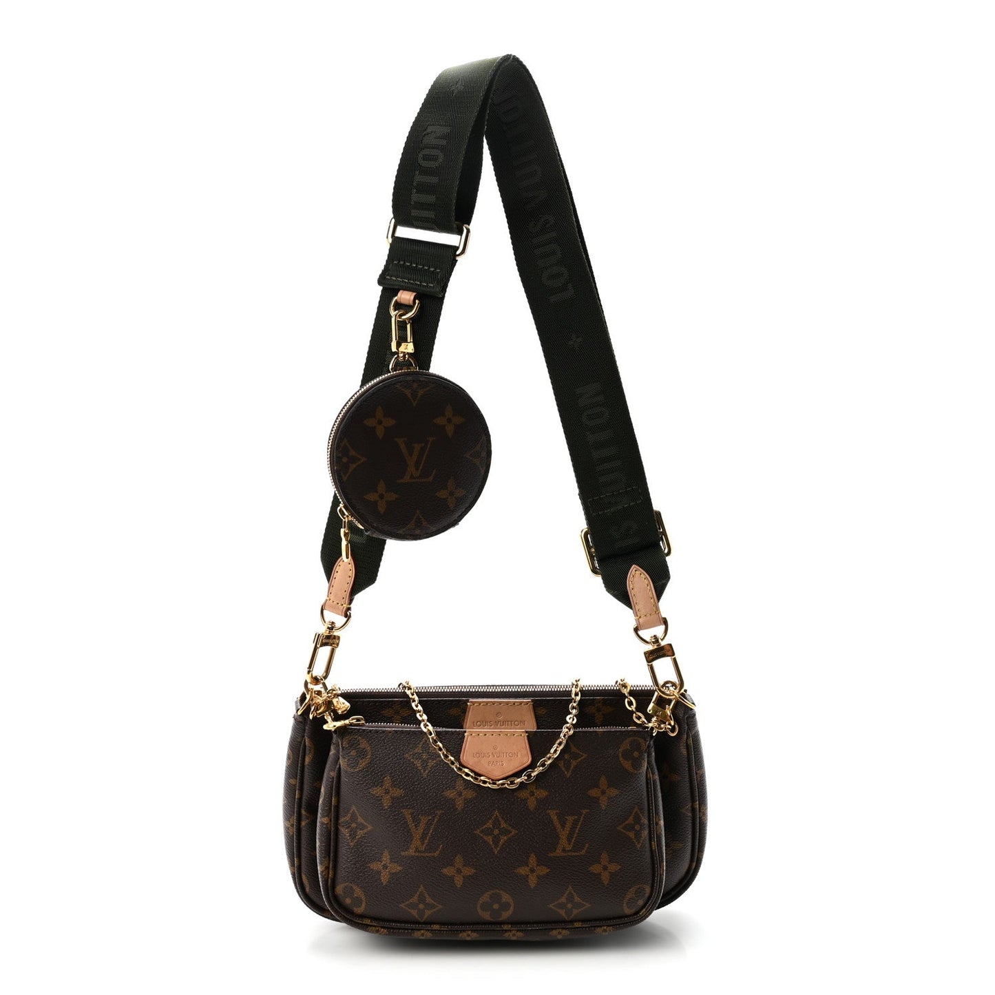 Monogram Multi Pochette Accessories Kaki