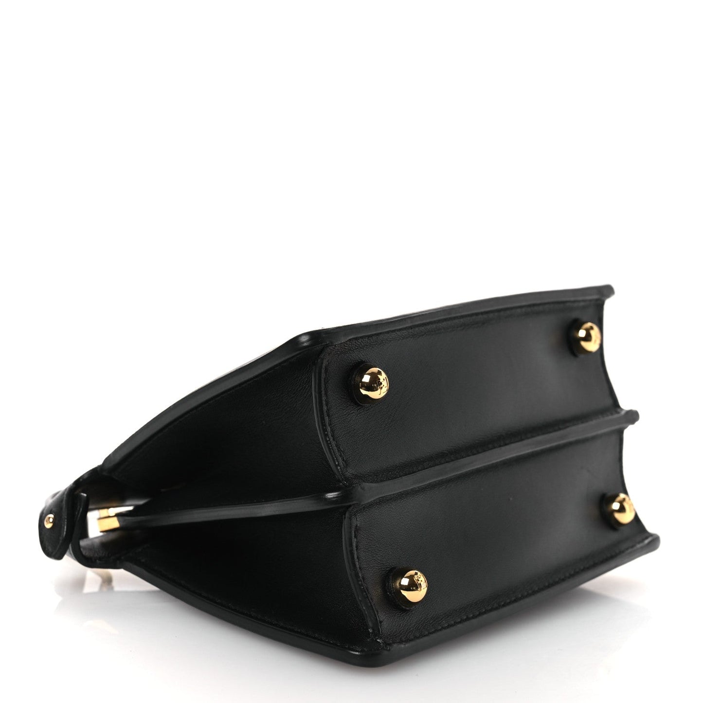 Shiny Nappa Petite Peekaboo I SEE U Satchel Black