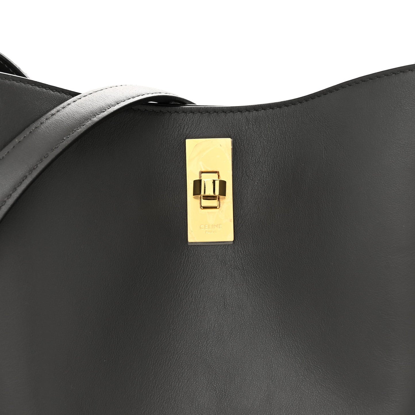 Smooth Calfskin Bucket 16 Bag Anthracite