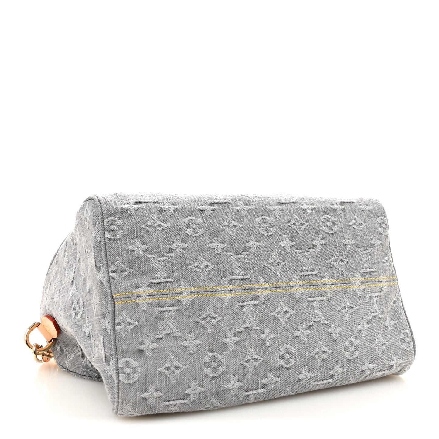 Monogram Denim Speedy Soft 30 Washed Gray