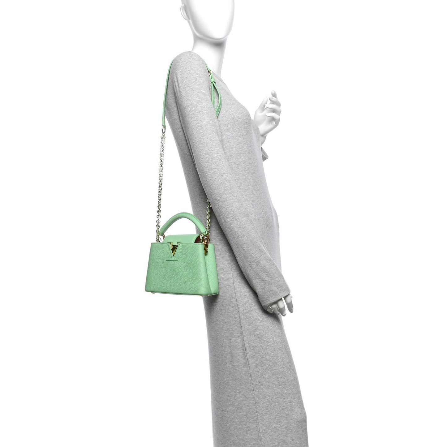 Taurillon Mini Capucines Vert Pomme