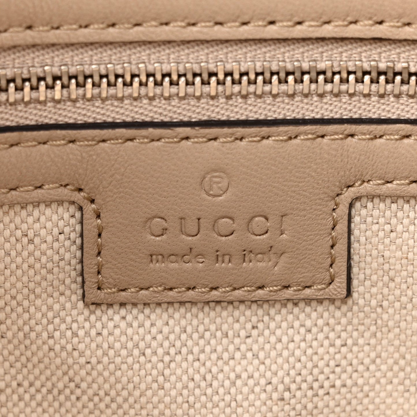 Calfskin GG Matelasse Large Tote  Beige