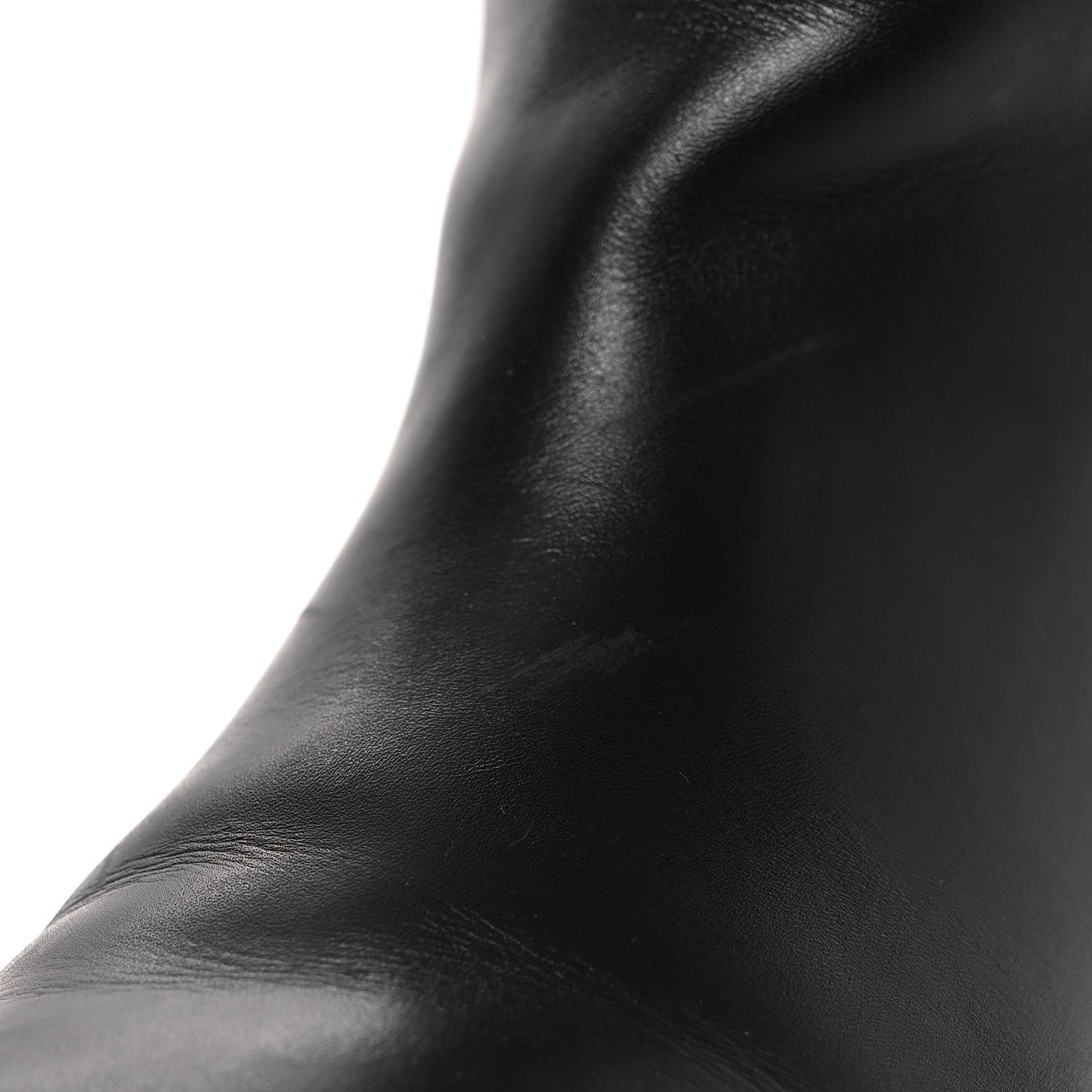 Guccissima Real Betis Glamour Calfskin Michelangelo Slim Horsebit Riding Boots 39.5 Black