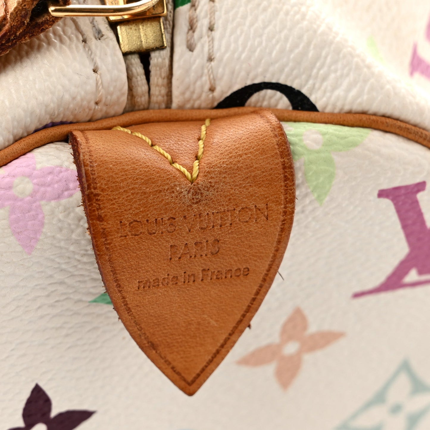 Monogram Multicolor Speedy 30 White