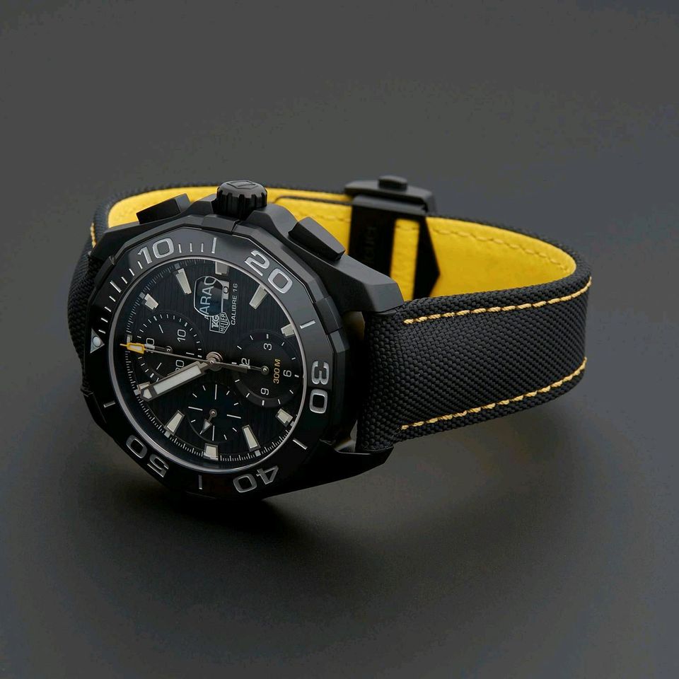 Tag Heuer Aquaracer PVD Black Dial Watch for Men - CAY218A.FC6361