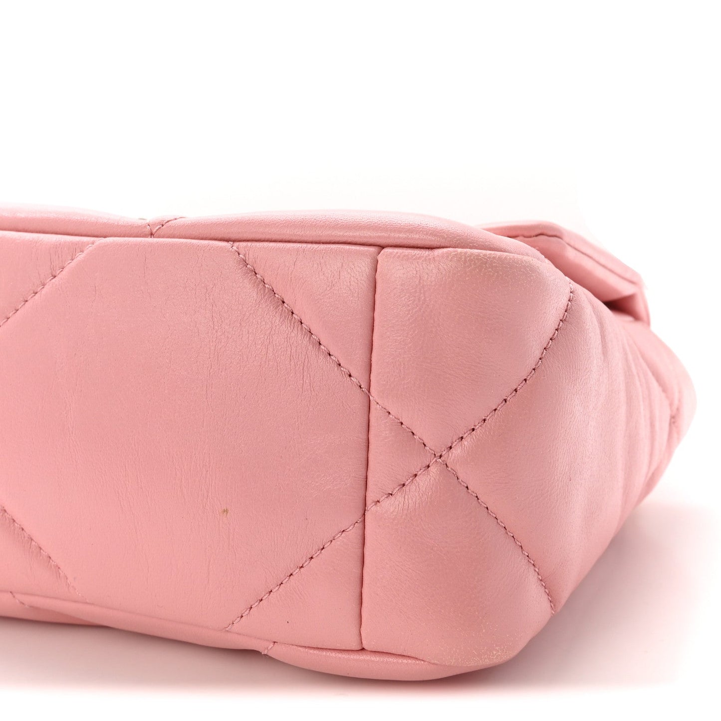 Lambskin Quilted Medium Chanel 19 Flap Light Pink