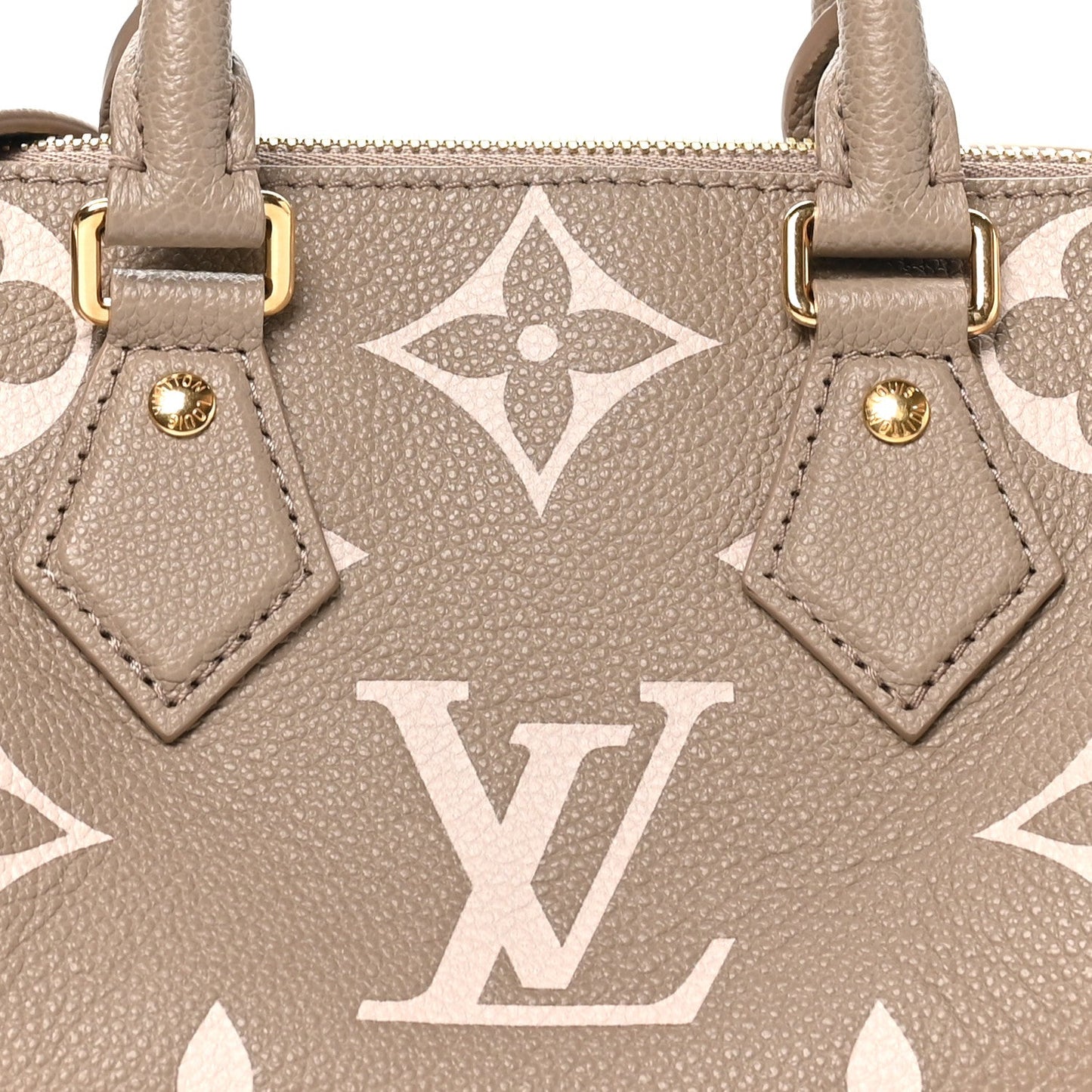 Empreinte Monogram Giant Speedy Bandouliere 20 Creme Beige