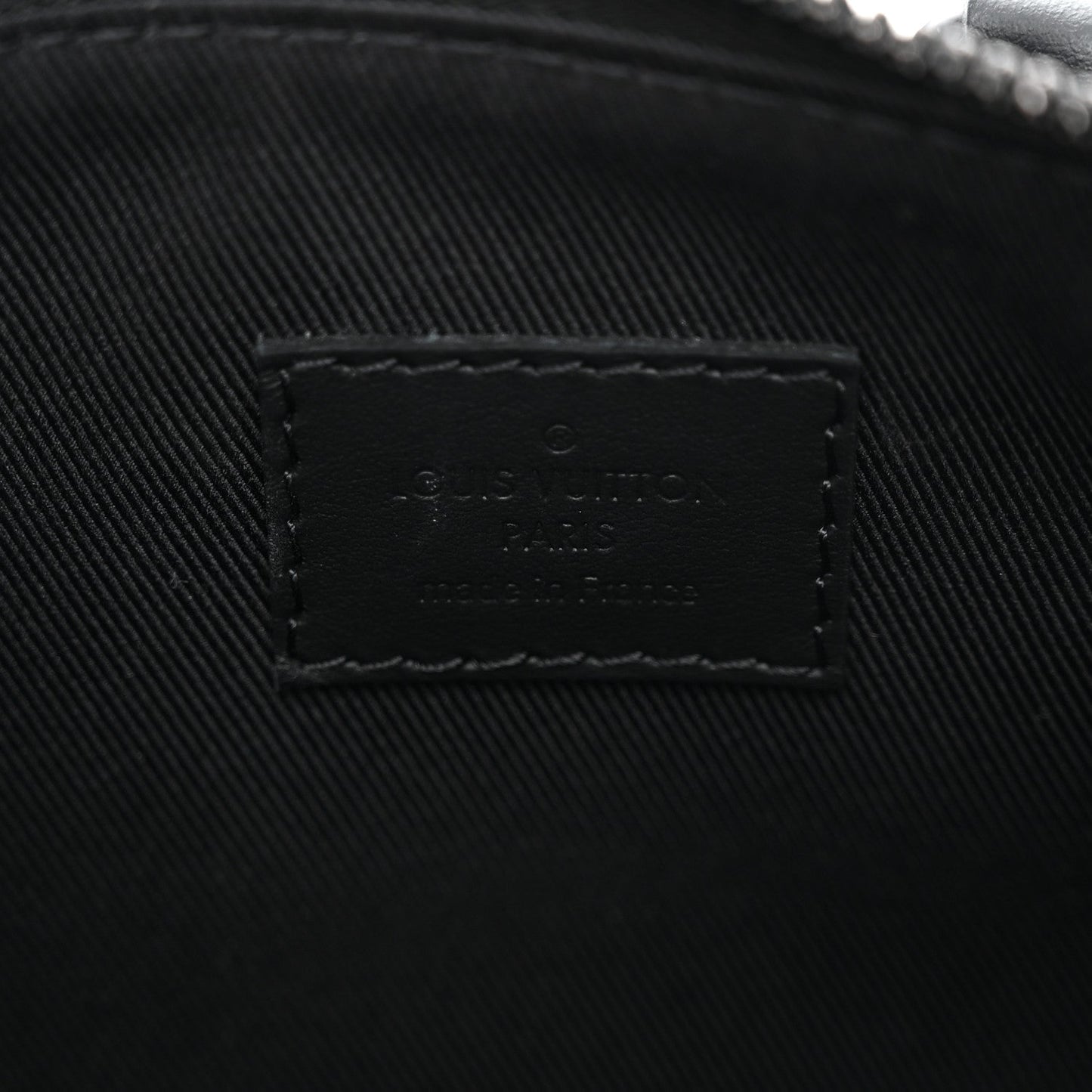 Grained Calfskin Aerogram Keepall XS Black