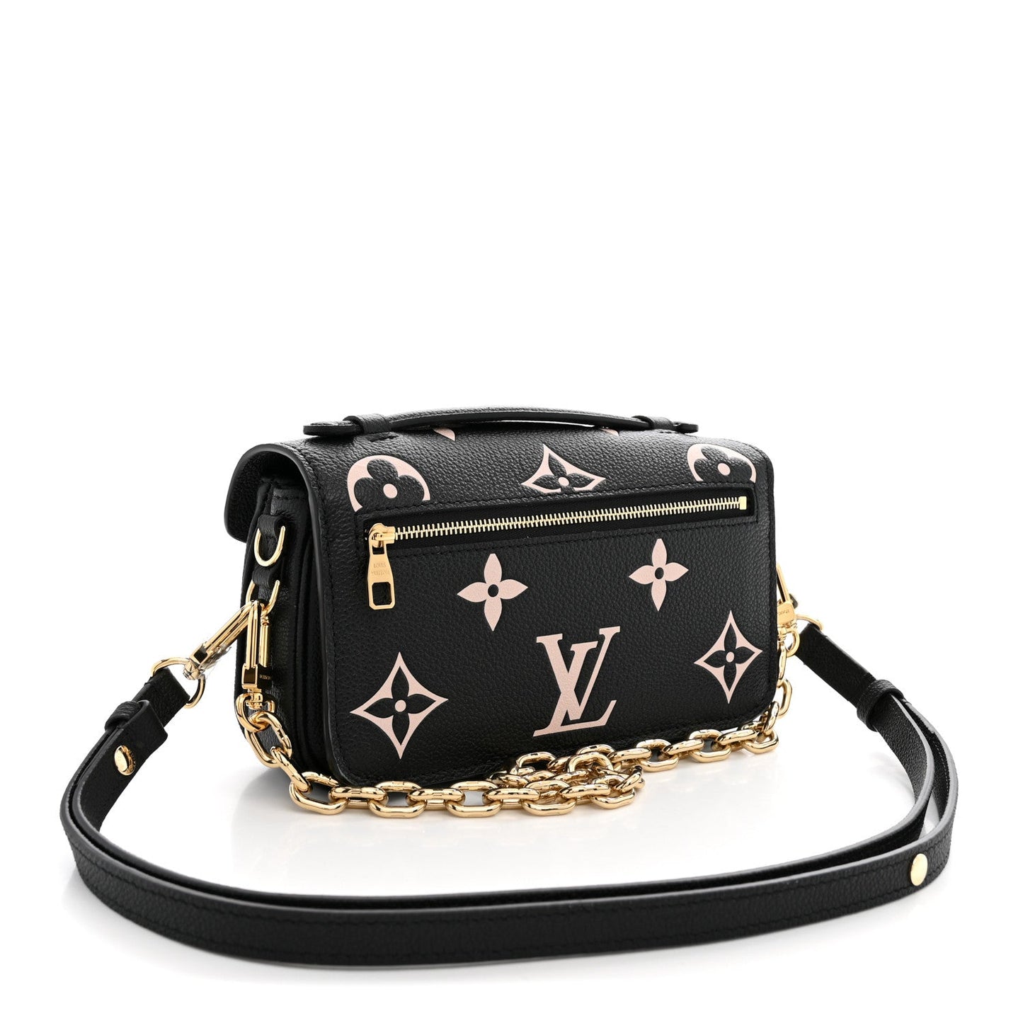 Empreinte Monogram Giant Pochette Metis East West Black Beige