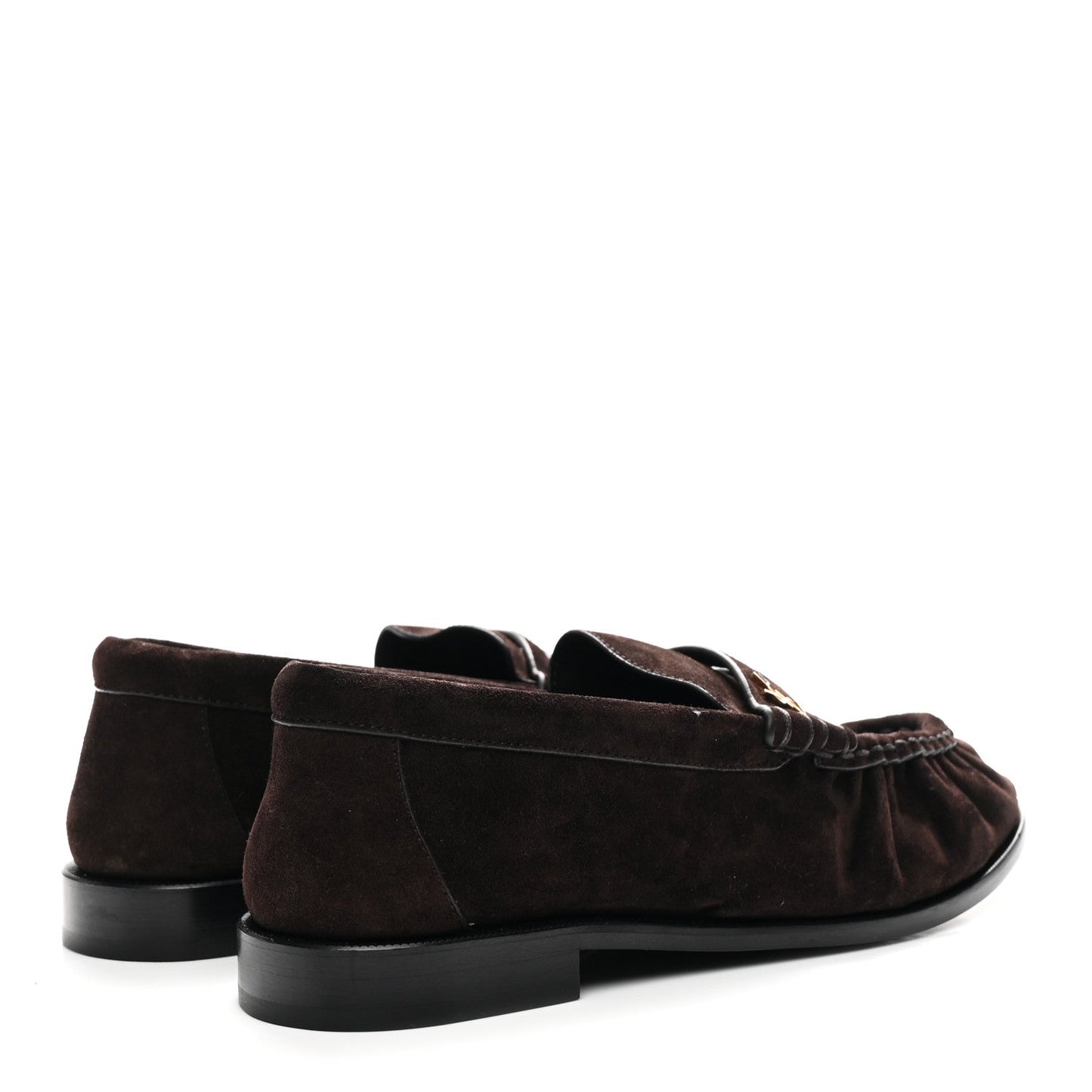 Suede Le Loafer 15 Penny Slippers 37.5 Dark Chocolate