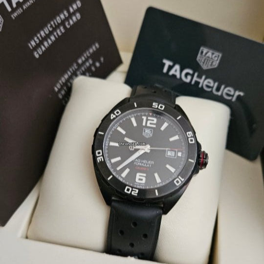 Tag Heuer Formula 1 Black Dial Strap Watch for Men - WAZ2115.FT8023