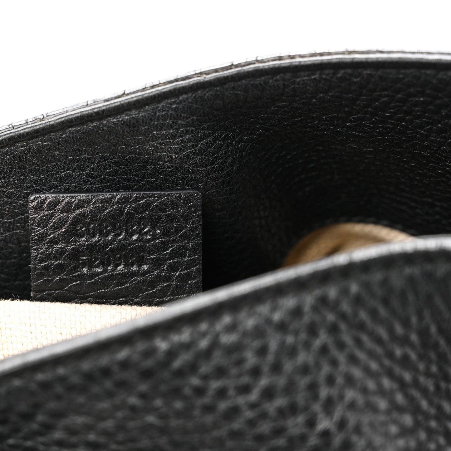 Pebbled Calfskin Medium Soho Chain Shoulder Bag Black