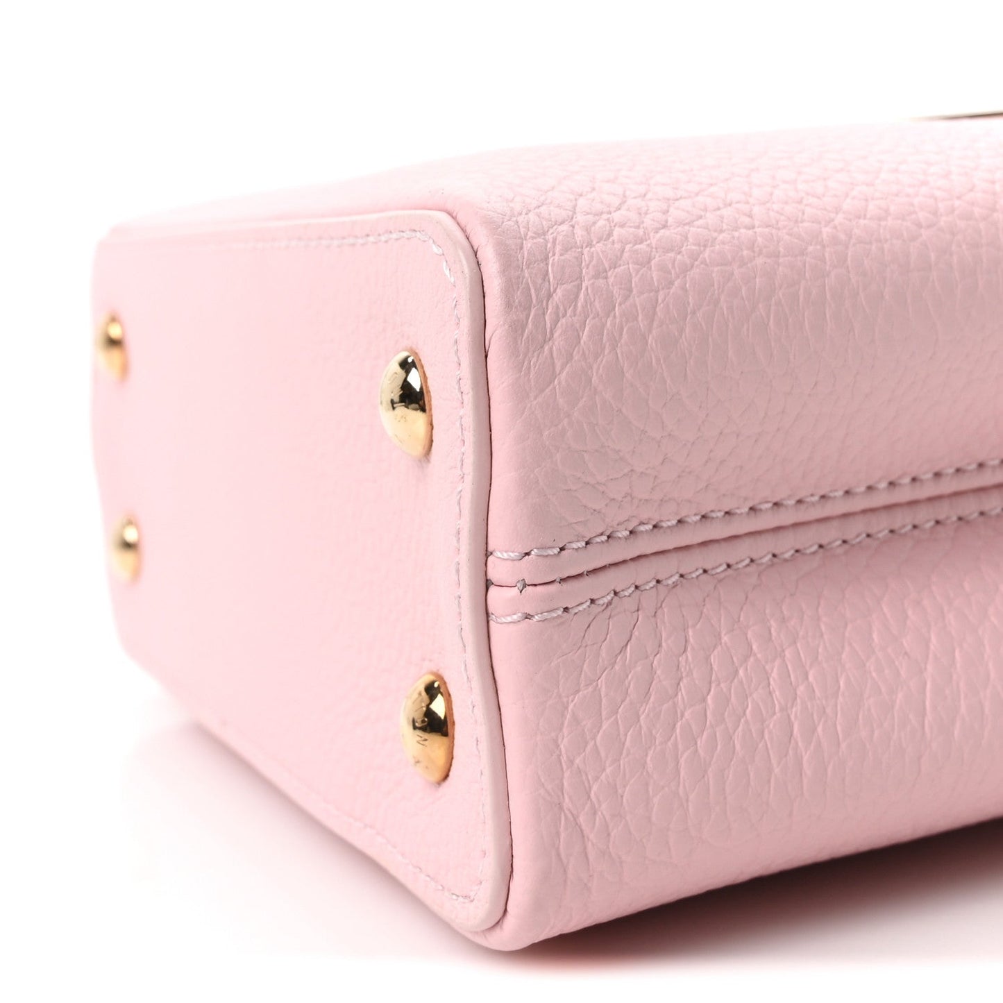 Taurillon Marble Capucines Mini Pink