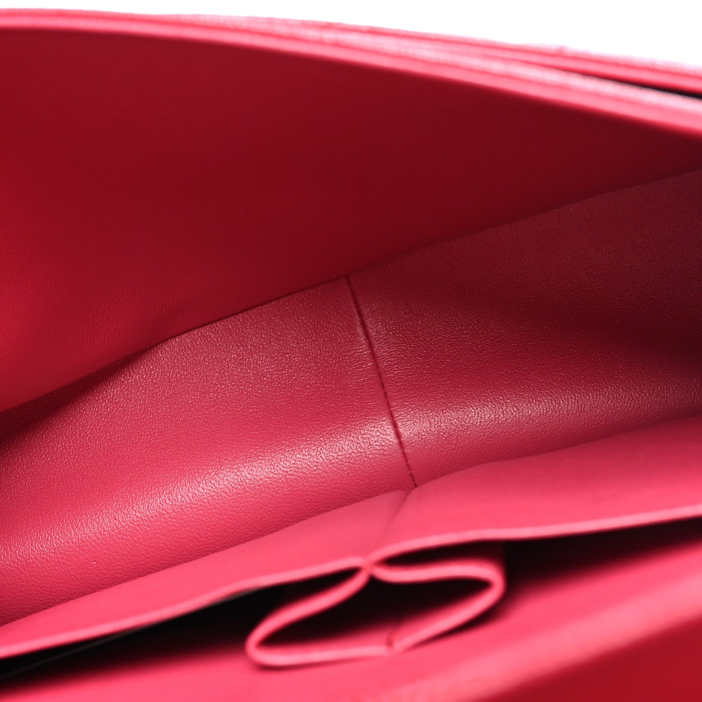 Caviar Quilted Jumbo Double Flap Dark Pink